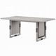 Mori Dining Table | 72’’ Rectangular Top w Panel Legs | Natural Gray BM333909