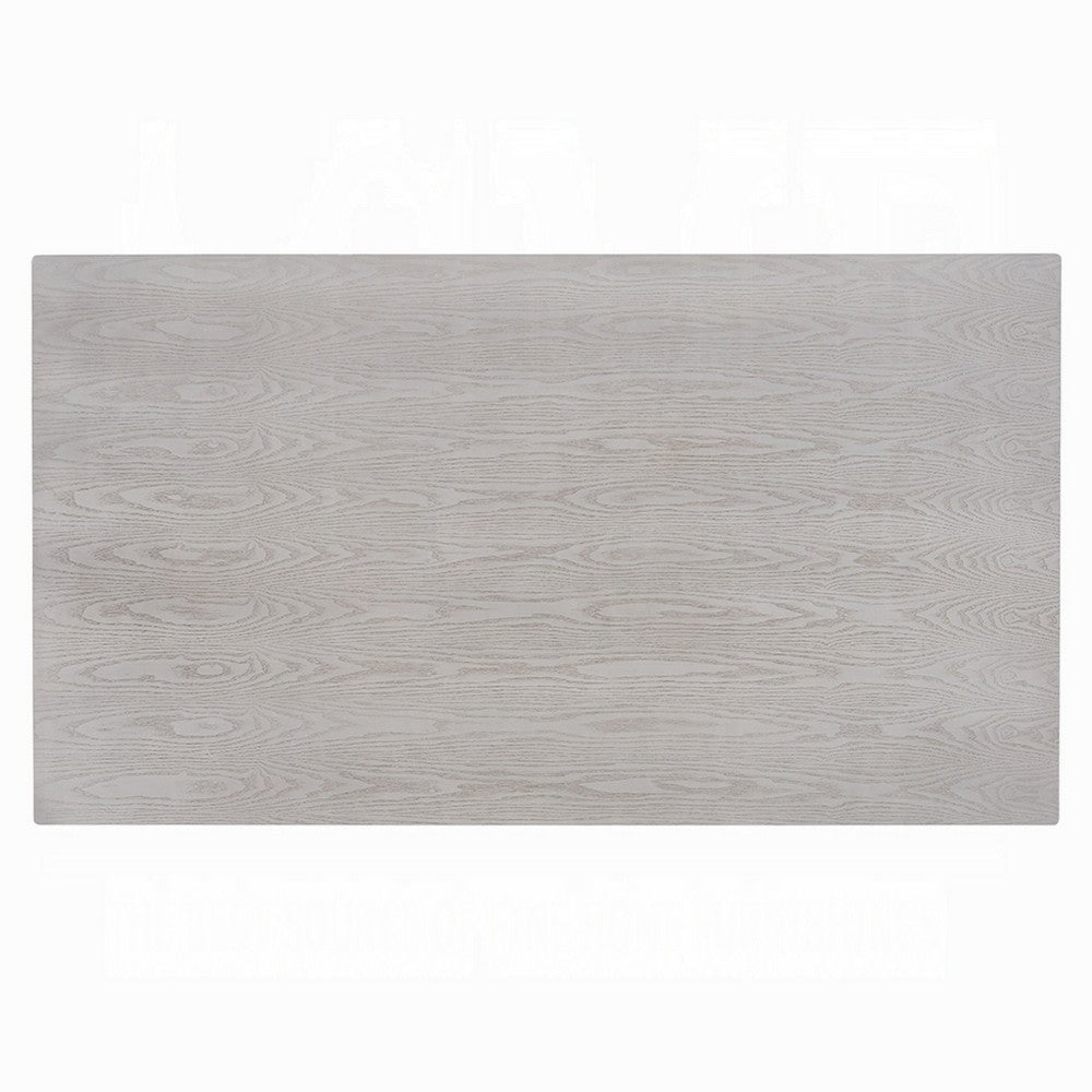 Mori Dining Table | 72" Rectangular Top w Panel Legs | Natural Gray