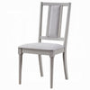 Mori Dining Side Chair Set of 2 | Cutout Back | Natural Gray Linen BM333910