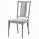 Mori Dining Side Chair Set of 2 | Cutout Back | Natural Gray Linen BM333910