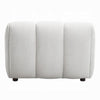 Nela Lounge Sofa Chair | Modern Bubble Silhouette | White Linen 42’’ BM333911
