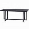 Jory Dining Table | 71" Rectangular Top | Trestle Legs | Modern Black