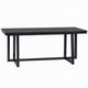 Jory Dining Table | 71" Rectangular Top | Trestle Legs | Modern Black