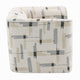Lenu Swivel Accent Sofa Chair | Beige Pattern Fabric Boxy Padded Seat BM333916