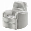 Watsy Manual Glider Recliner Swivel Chair | Modern Gray Corduroy