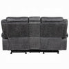 Hesy Power Motion Recliner Loveseat w Console | Dark Gray 75’’ BM333921