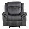 Hesy Power Motion Recliner Chair | USB Ports | Dark Gray Microfiber BM333922