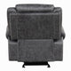 Hesy Power Motion Recliner Chair | USB Ports | Dark Gray Microfiber BM333922