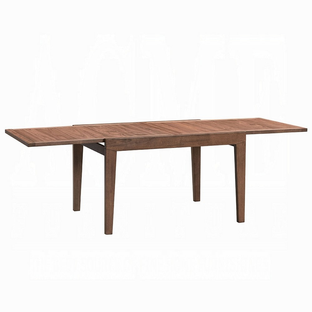Mea Dining Table | 47-94" Expandable Top | Scandinavian Walnut Brown