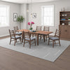 Mea Dining Table | 47-94" Expandable Top | Scandinavian Walnut Brown