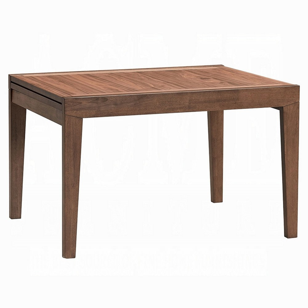 Mea Dining Table | 47-94" Expandable Top | Scandinavian Walnut Brown