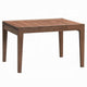 Mea Dining Table | 47-94" Expandable Top | Scandinavian Walnut Brown
