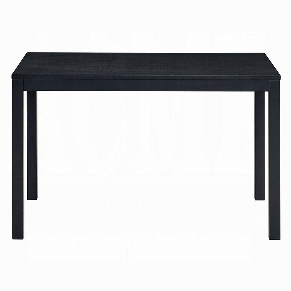Frey Dining Table | 47" Rectangular Top | Scandinavian Black Wood