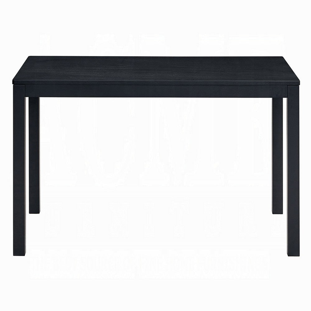Frey Dining Table | 47’’ Rectangular Top | Scandinavian Black Wood BM333927