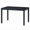Frey Dining Table | 47" Rectangular Top | Scandinavian Black Wood