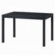 Frey Dining Table | 47" Rectangular Top | Scandinavian Black Wood