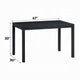 Frey Dining Table | 47’’ Rectangular Top | Scandinavian Black Wood BM333927