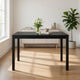 Frey Dining Table | 47" Rectangular Top | Scandinavian Black Wood