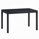 Frey Dining Table | 47" Rectangular Top | Scandinavian Black Wood
