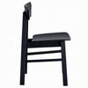 Frey 4pc Dining Side Chair Set | Low Curved Back | Scandinavian Black BM333928