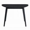 Rory Dining Table | 43’’ Half Moon Round Top | Scandinavian Black Wood BM333931