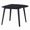 Rory Dining Table | 43" Half Moon Round Top | Scandinavian Black Wood