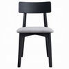 Rory Dining Side Chair Set of 2 | Low Curved Back | Scandinavian Black BM333932