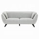 Naeli Sofa | Rounded Back | Light Gray Boucle | 86’’ Solid Pine Wood BM333936