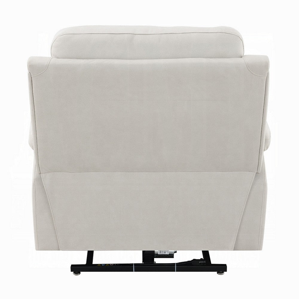 Cheru Power Motion Lift Recliner Chair with Heated Massage | Ivory BM333941