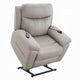 Cheru Power Motion Lift Recliner Chair with Heated Massage | Gray BM333942