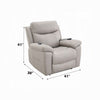 Cheru Power Motion Lift Recliner Chair with Heated Massage | Gray BM333942