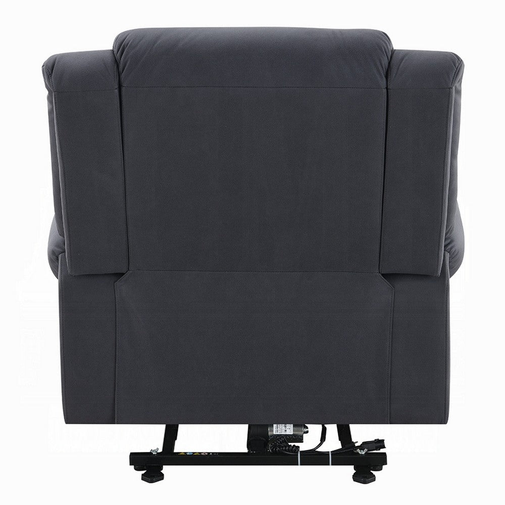 Seru Power Motion Lift Recliner Chair | Heated Massage | Dark Gray BM333943