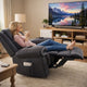 Seru Power Motion Lift Recliner Chair | Heated Massage | Dark Gray