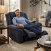Seru Power Motion Lift Recliner Chair | Heated Massage | Dark Gray