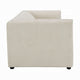 Kami Sofa | Slim Minimalist Pillow Armrests | Modern Ivory Linen 89’’ BM333950