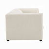 Kami Loveseat | Slim Pillow Armrests | Modern Soft Ivory Linen | 76’’ BM333951