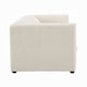 Kami Loveseat | Slim Pillow Armrests | Modern Soft Ivory Linen | 76’’ BM333951