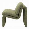 Kami Accent Chair | Curved Open Base | Armless Modern Green Boucle BM333953
