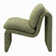 Kami Accent Chair | Curved Open Base | Armless Modern Green Boucle BM333953