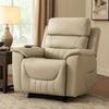 Arshie Power Lift Recliner Chair, Heating n Massage, Gray Faux Leather