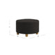 Jo Storage Ottoman, 28" Round Tufted Lift Top, Chocolate Brown Velvet
