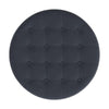 Jo Storage Ottoman | 28’’ Round Tufted Lift Top | Steel Blue Velvet BM334042