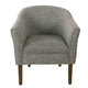 Elom Accent Armchair | Slate Gray Polyester with Welt Trim Details BM334060