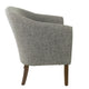 Elom Accent Armchair | Slate Gray Polyester with Welt Trim Details BM334060