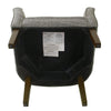 Elom Accent Armchair | Slate Gray Polyester with Welt Trim Details BM334060