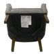 Elom Accent Armchair | Slate Gray Polyester with Welt Trim Details BM334060