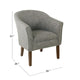 Elom Accent Armchair | Slate Gray Polyester with Welt Trim Details BM334060