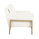 Nimo Accent Armchair | Cream White Boucle | Modern Track Armrests BM334067