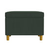 Fero Storage Ottoman | 24’’ Rectangular Hinged Lid Forest Green Velvet BM334086