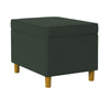Fero Storage Ottoman | 24’’ Rectangular Hinged Lid Forest Green Velvet BM334086